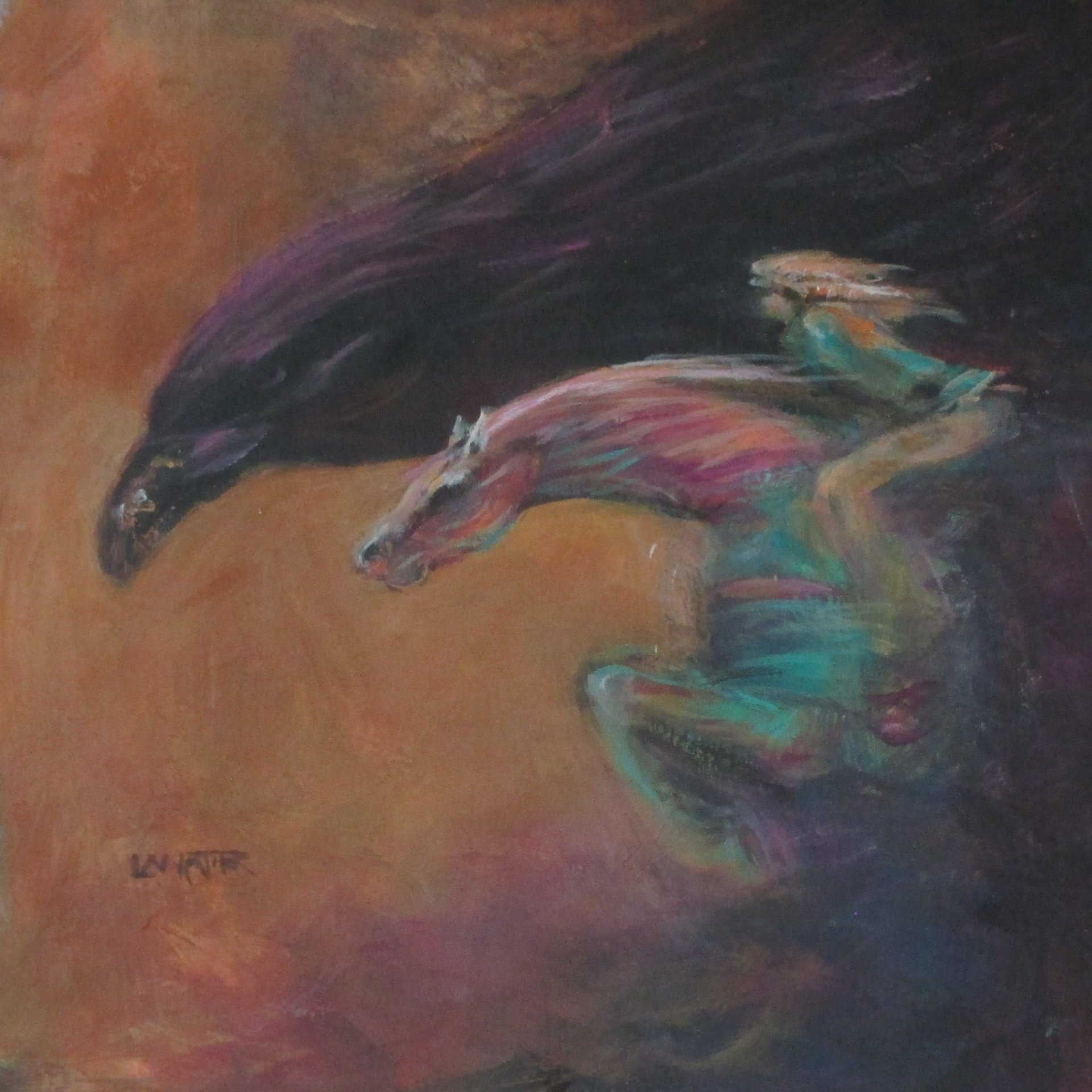 Untitled with Crow 